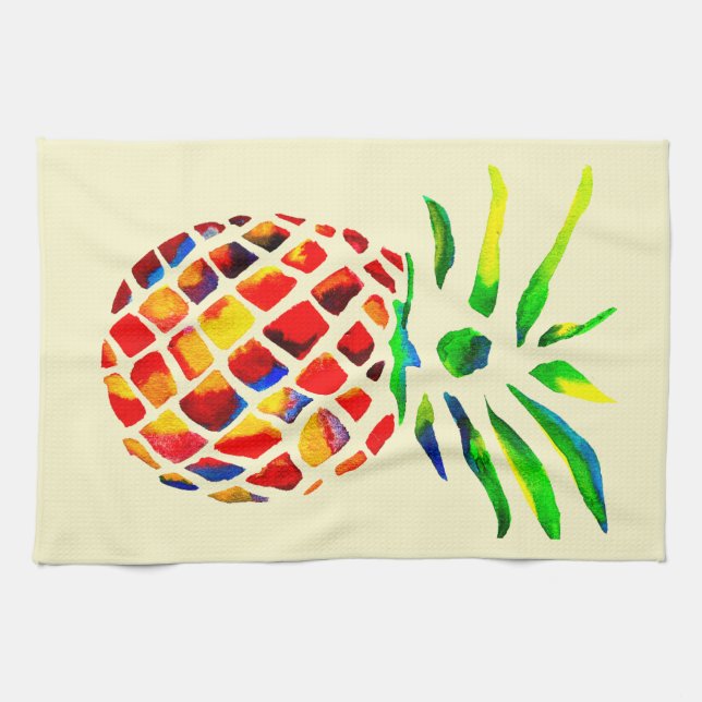 Linge De Cuisine Ananas funky (Horizontal)