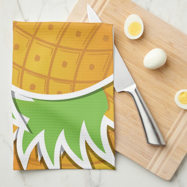 Linge De Cuisine Ananas funky (Quart Plié)