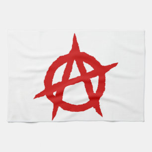 Linge De Cuisine Anarchie symbole punk rouge musique culture signe 