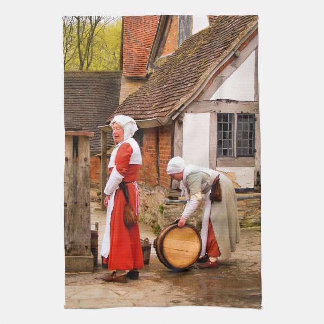LINGE DE CUISINE ANCIENNE ANGLETERRE (Vertical)