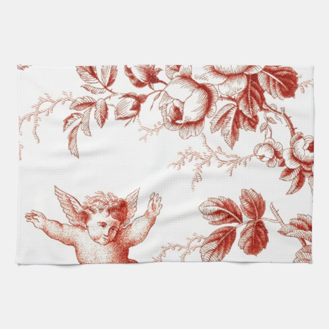 Linge De Cuisine Ange l'amour (Horizontal)