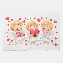 Linge De Cuisine Angles mignons et jouant pour vous mon amour 👼 ❤️