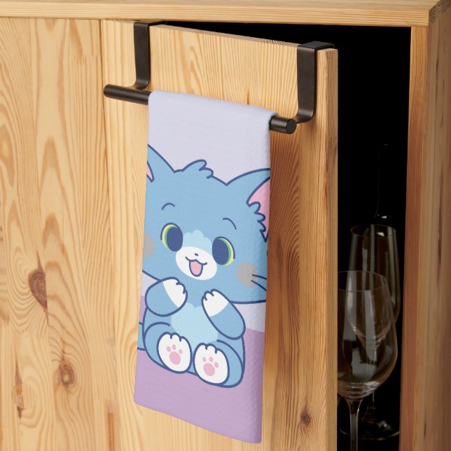 Linge De Cuisine Anime Tom et Jerry - Tom (Pliage en tiers)