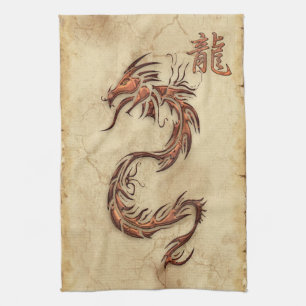 Linge De Cuisine Année chinoise du Dragon Asia Towel