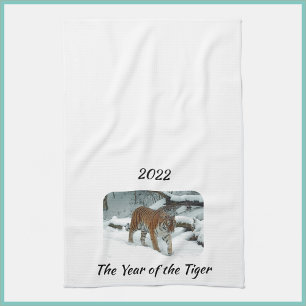 Linge De Cuisine Année élégante du Tigre 2022