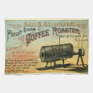 Linge De Cuisine Annonce vintage de café de l'ère victorienne