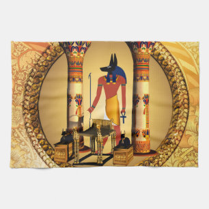 Linge De Cuisine Anubis, un dieu égyptien antique des rituels morts