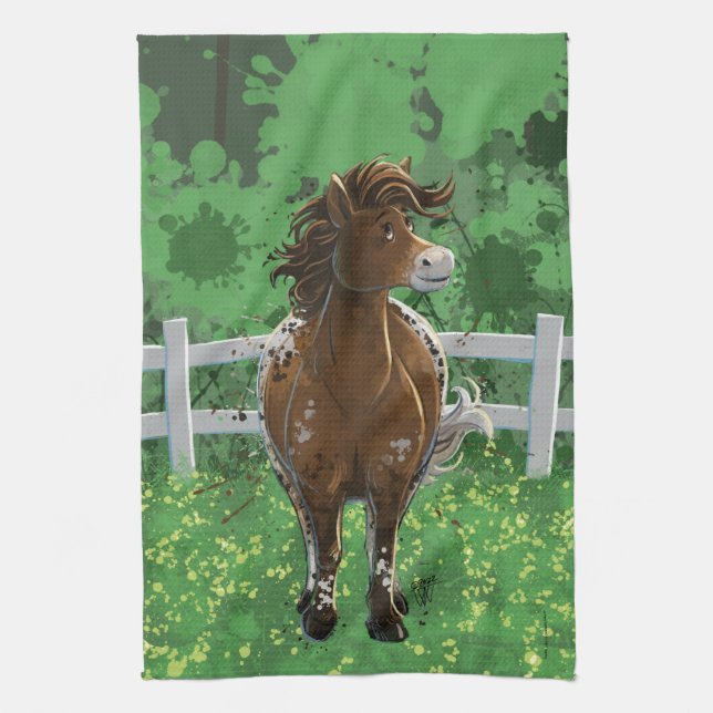 Linge De Cuisine Appaloosa Pony (Vertical)