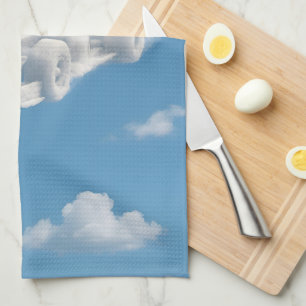 Linge De Cuisine Apporte-moi du ciel bleu et des nuages blancs et d