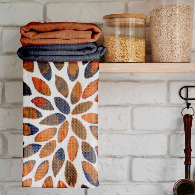 Linge De Cuisine Aquarelle brosse traits - effet rouillé (Créateur téléchargé)