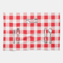 Aquarelle carreaux rouges 