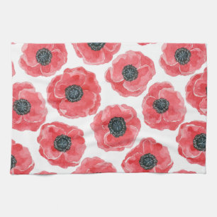 Linge De Cuisine Aquarelle des papillons