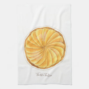 Linge De Cuisine Aquarelle Tarte Tatin