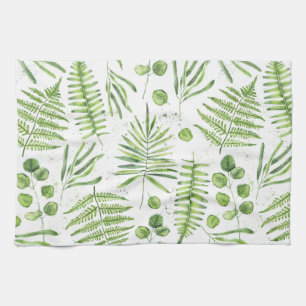 Linge De Cuisine Aquarelles et Motif d'Eucalyptus