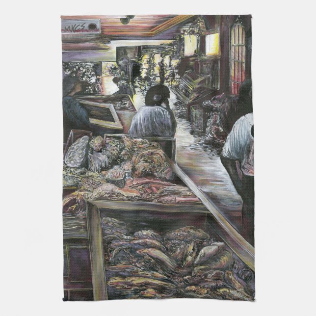 Linge De Cuisine Aquatique, mais baisée avec le vent du désert, Jér (Vertical)