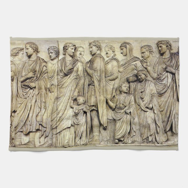 Linge De Cuisine Ara Pacis Frieze (Horizontal)