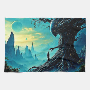 Linge De Cuisine Arbre cosmique de vie Imaginaire