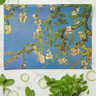 Linge De Cuisine Arbre d'amandier en fleurs par Vincent van Gogh