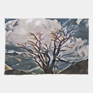 LINGE DE CUISINE ARBRE DE MONTAGNE