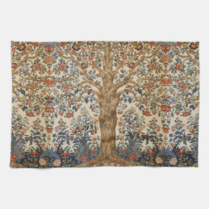 Linge De Cuisine Arbre de vie de William Morris Vintage Préraphaéli