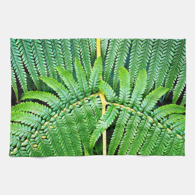 Linge De Cuisine Arbre Fern Frond (Horizontal)