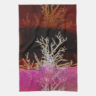 LINGE DE CUISINE ARBRES D'HIVER