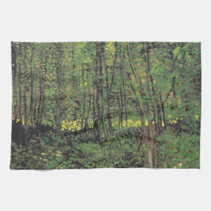 Linge De Cuisine Arbres et sous-bois par Van Gogh