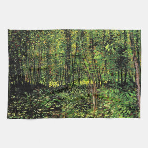 Linge De Cuisine Arbres et sous-bois par Vincent van Gogh