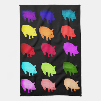 Linge De Cuisine Arc-en-ciel de Piggies