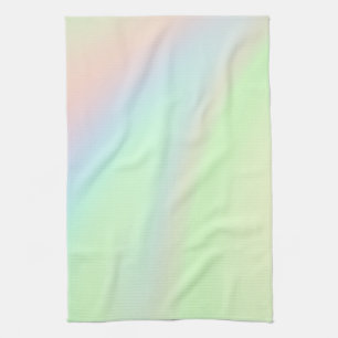 Linge De Cuisine Arc-en-ciel pastel de couleur