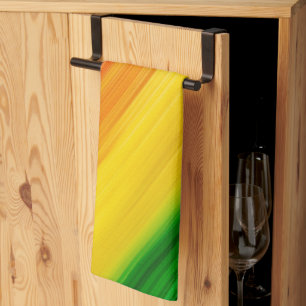 Linge De Cuisine Arc-en-ciel vibrant de couleurs