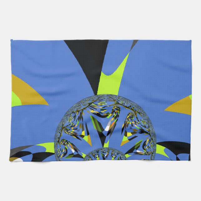 Linge De Cuisine Arches cool avec sphères fractales Art Design (Horizontal)