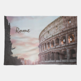 Linge De Cuisine Architecture antique Rome coucher de soleil ville