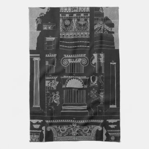 Linge De Cuisine Architecture graphique IV