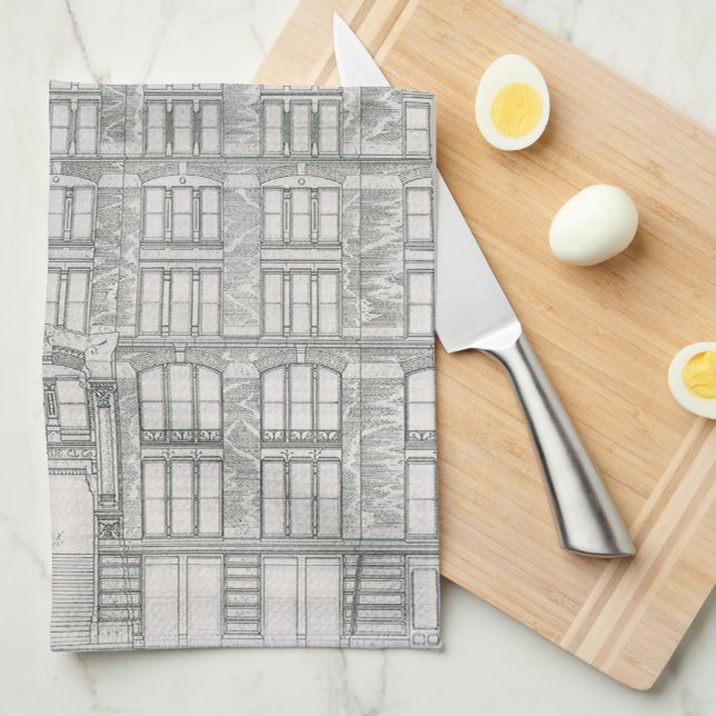 Linge De Cuisine Architecture vintage, Delaware & Hudson Canal Co. (Quart Plié)