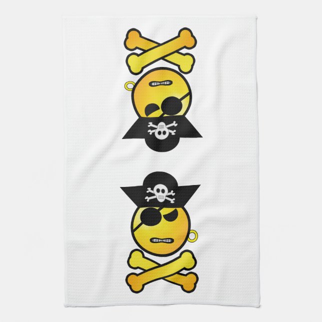 Linge De Cuisine ARRGH - GRR Emoticon Pirate (Vertical)