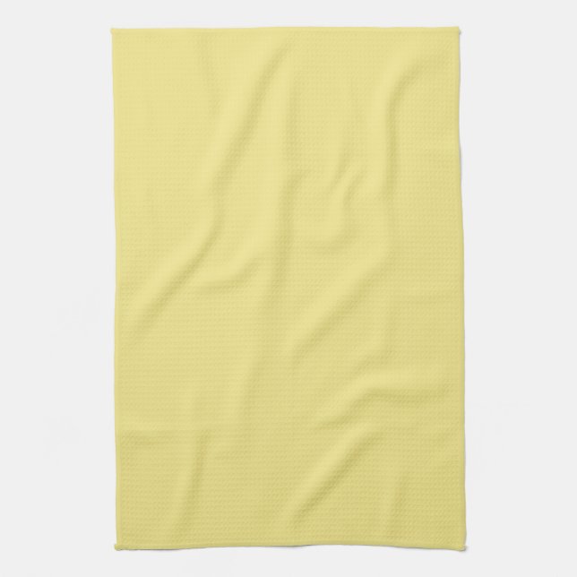 Linge De Cuisine Arrière - plan jaune beurre pastel prêt à customis (Vertical)
