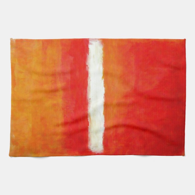 Linge De Cuisine Art Abstrait moderne - Style Rothko (Horizontal)