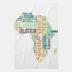 Linge De Cuisine Art de mot Afrique
