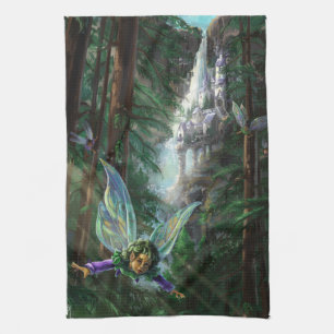 Linge De Cuisine Art fantastique de fées et de châteaux