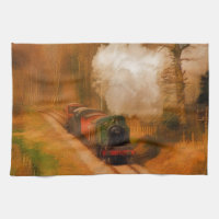 Art ferroviaire locomotif d'enthousiaste de train