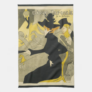 Linge De Cuisine Art Nouveau, Divan Japonais par Toulouse Lautrec