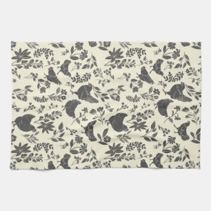 Linge De Cuisine Art populaire Farmhouse moderne Poulets & Botaniqu