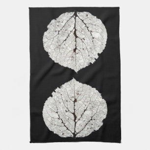 Linge De Cuisine Aspen Feuille Squelette 1