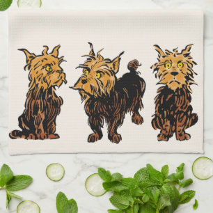 Linge De Cuisine Assistant vintage de Oz, Toto mignonne Chien de Ch