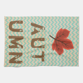 Linge De Cuisine Automne moderne déprimé