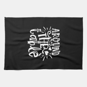 Linge De Cuisine autour de la table