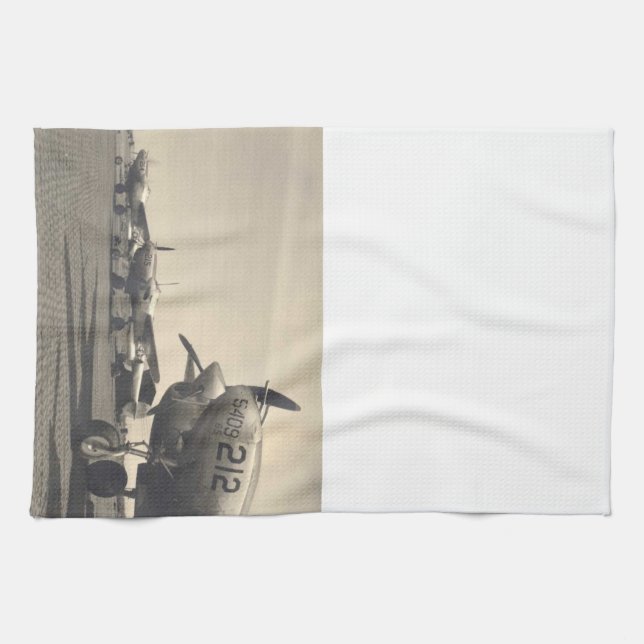 Linge De Cuisine Avions de 2ÈME GUERRE MONDIALE (Horizontal)