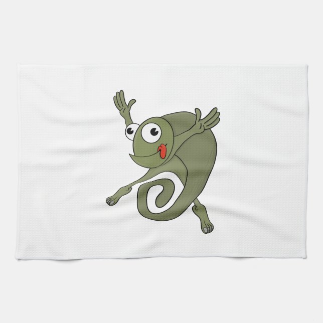 Linge De Cuisine Awesome Chameleon (Horizontal)
