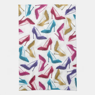 Linge De Cuisine Awesome moderne aquarelle ceinture talon haute cha